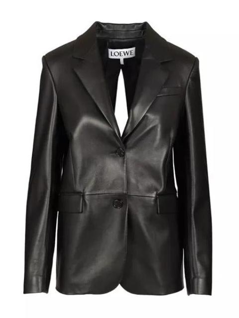 Loewe Loewe Tailored Leather Jacket With Back Opening