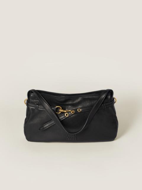 Miu Miu Aventure nappa leather bag