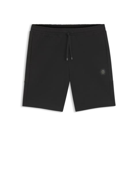 BOSS SHORTS WITH DOUBLE B MONOGRAM