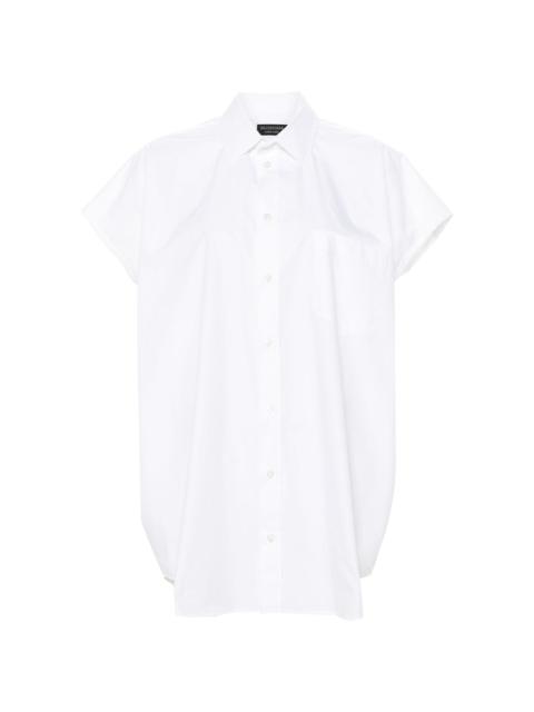 BALENCIAGA sleeveless button-up shirt