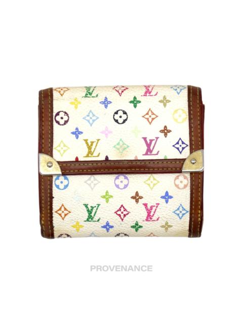 Louis Vuitton Louis Vuitton Elise Trifold Wallet - Monogram Multicolore White