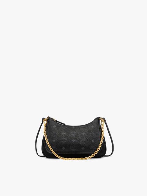 MCM Aren Duo Hobo in Recycled Nylon and Visetos