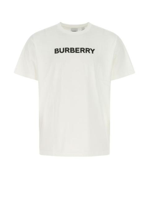 BURBERRY White Cotton T-Shirt