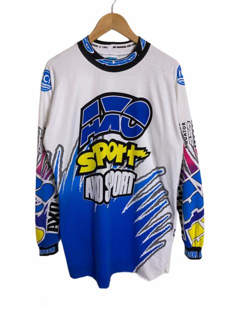 Other Designers Vintage - Vintage 1992 AXO Sport Motorcross Multicolor Official Jersey