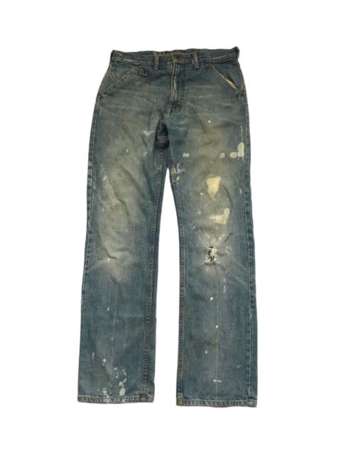 Other Designers ELEMENT SKATEBOARD BUCKLE BACK DISTRESSES JEANS