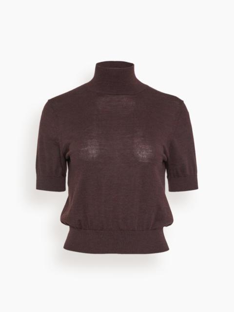 NILI LOTAN Sirani Sweater in Burgundy