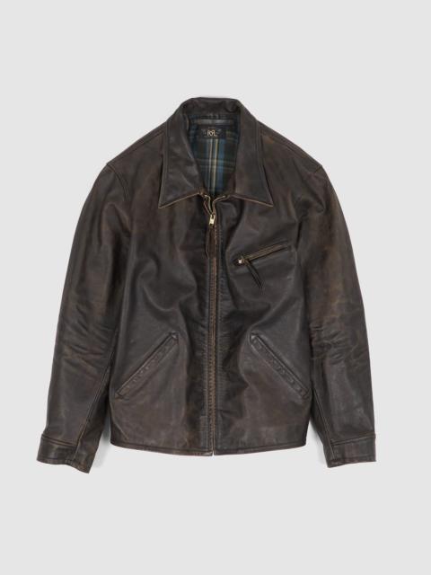 RRL by Ralph Lauren Double RL Motor Leather Jacket
