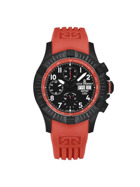 Other Designers Revue Thommen Air speed Chronograph Black Dial Men's Watch 16071.6776