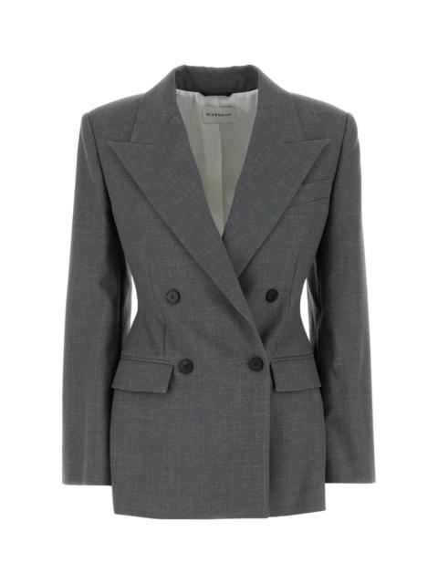 Givenchy Givenchy Women Grey Wool Blazer