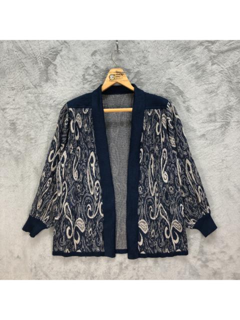 Other Designers Vintage - Vintage Made in Japan Very Nice Design Cardigan #5349-185