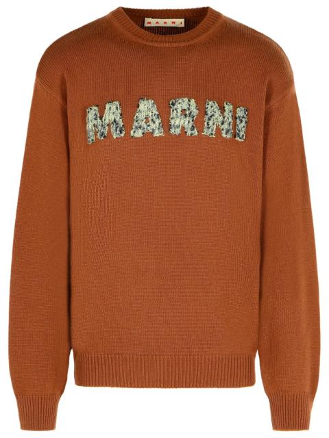 Marni Marni Virgin Wool Sweater Brown Men