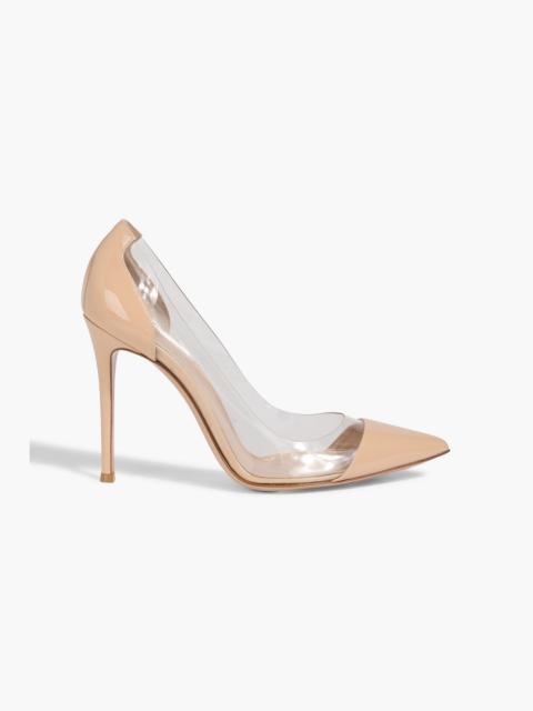 Gianvito Rossi Plexi PVC and leather pumps