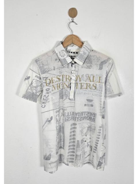 Hysteric Glamour Hysteric Glamour x Destroy All Monster polo shirt