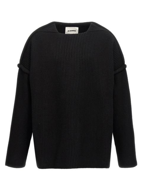 Jil Sander Jil Sander Men Geometric Neckline Sweater