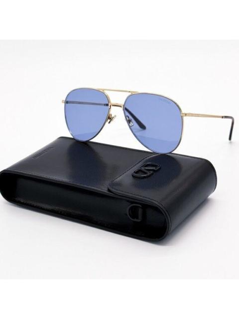 Valentino NEW VALENTINO SUNGLASSES VLS-172C GOLD/BLUE UNISEX EYEWEAR