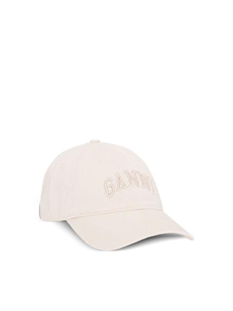 GANNI Organic cotton baseball cap