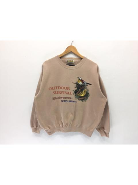 Other Designers Vintage Outdoor Survival Bird Sweatshirt