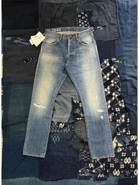visvim VISVIM 25AW SOCIAL SCULPTURE 01 SLIM DMGD 44 Distressed & Damaged Denim Jeans
