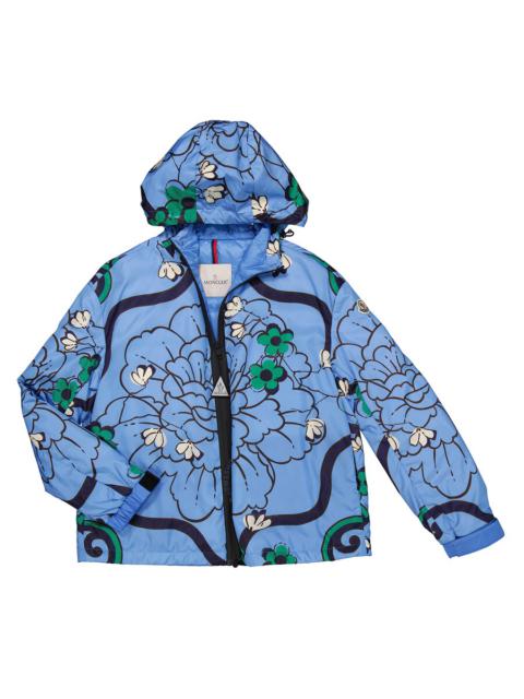 Moncler Moncler Lil Macro-floral Print Quilted Jacket