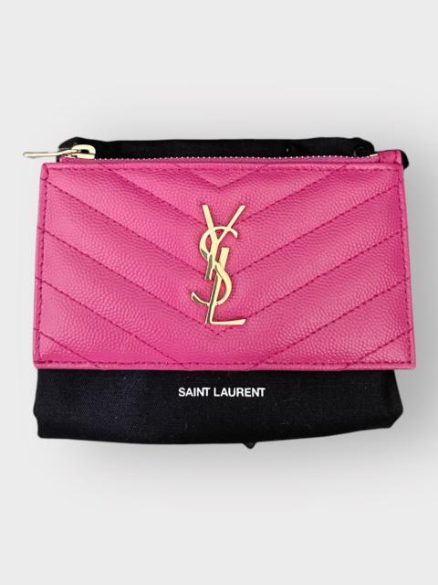 STEAL! Saint Laurent Cassandre Matelassé Leather Card Holder