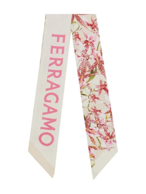 FERRAGAMO Ferragamo Women Printed Silk Foulard