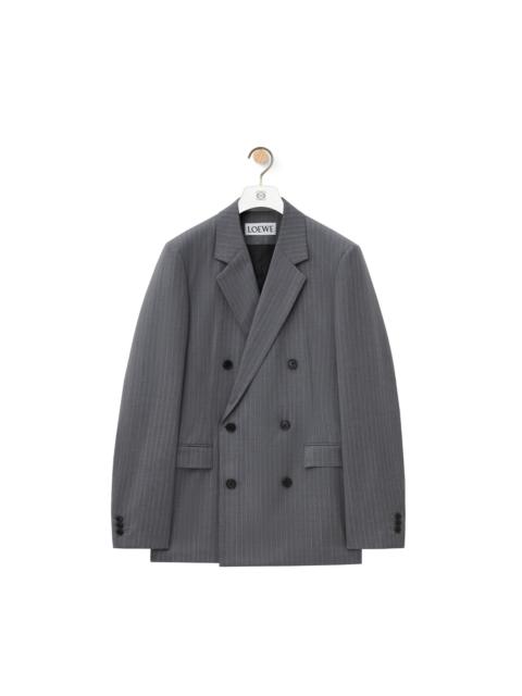 Loewe Loewe Double-breasted Jacket In Wool