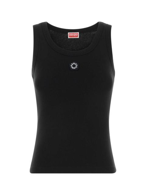 KENZO Kenzo Women Black Stretch Cotton Tank Top