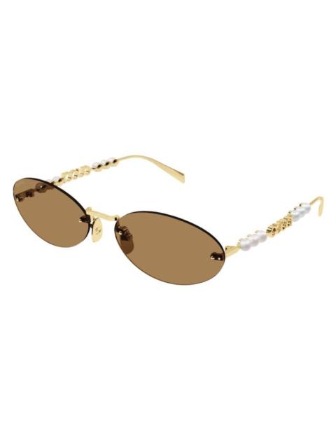 GUCCI Gucci Brown Oval Ladies Sunglasses GG1922S 003 62