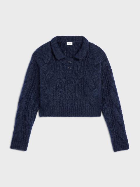 CELINE sweater IN aran mohair and wool