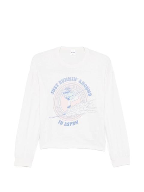 RE/DONE Re/done Boxy Boyfriend Long-sleeve T-shirt