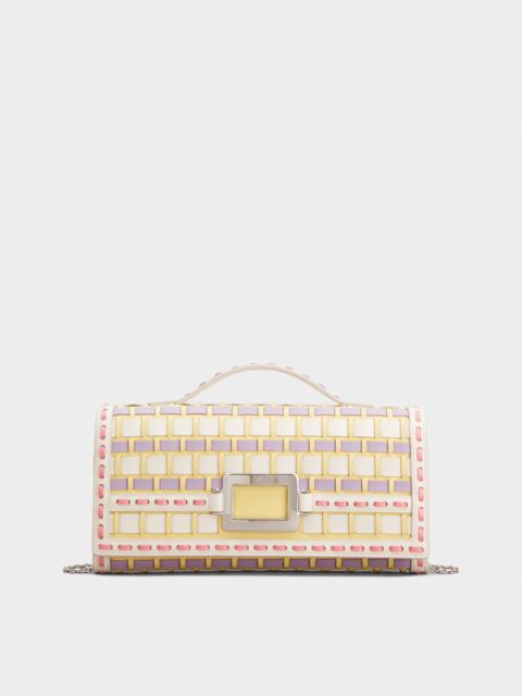 Roger Vivier Belle Vivier Clutch in leather