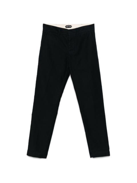 cotton chino trousers