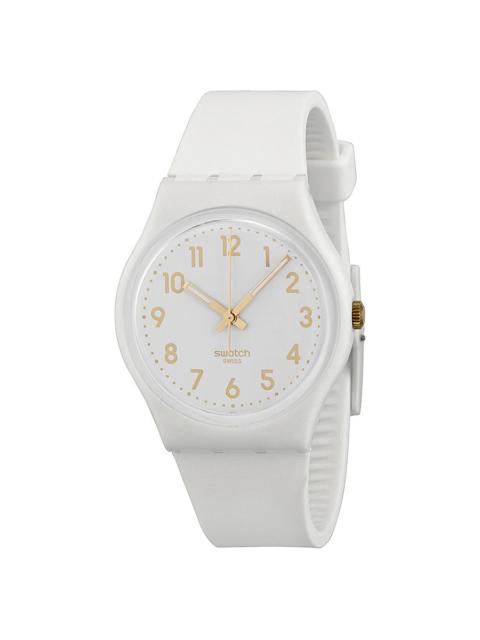 Other Designers Swatch White Bishop White Dial Unisex Watch GW164
