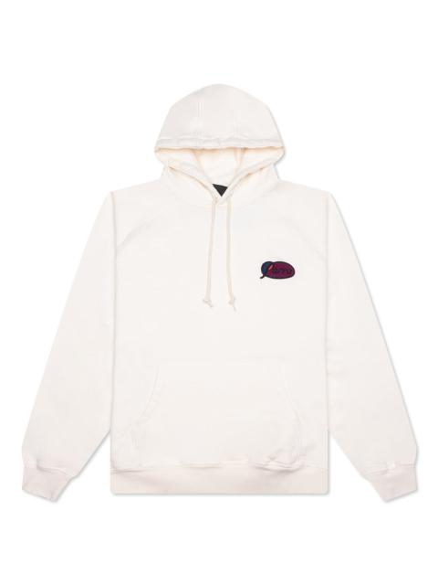 by Parra CIRCLED SCRIPT LOGO HOODED SWEATSHIRT - OFF WHITE