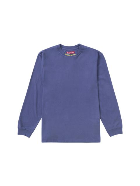 Supreme Supreme Embroidered Collar L/S Top Navy