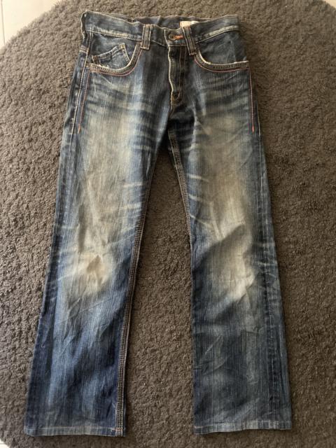 Other Designers Edwin Flared Jeans Boot cut Distressed Denim
