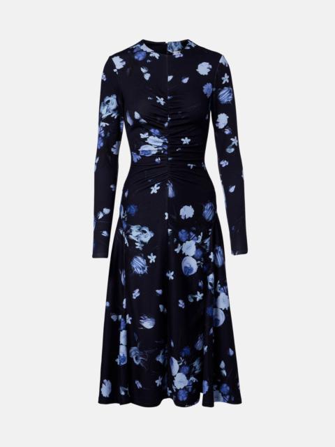 Erdem Floral jersey midi dress