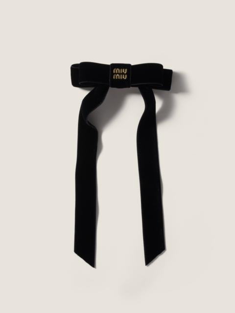 Miu Miu Velvet hair clip