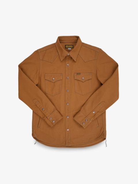 Iron Heart 17OZ COTTON DUCK CPO SHIRT - BROWN