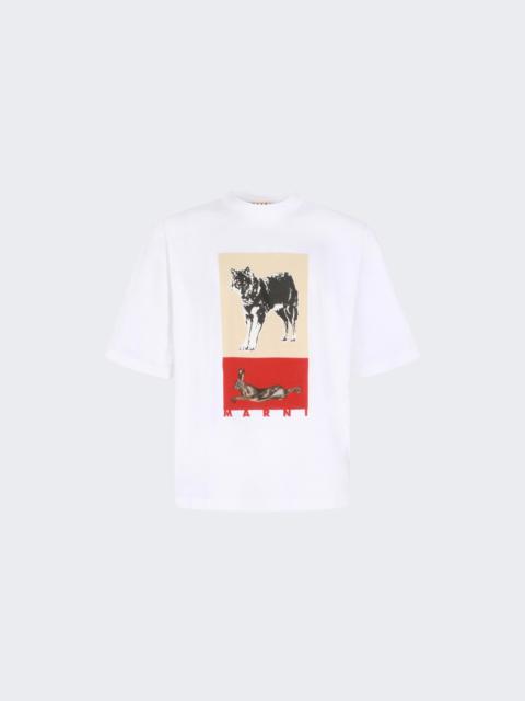 Marni Short Sleeve Tee Lily White