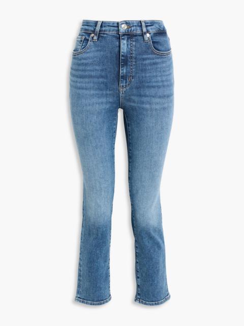 FRAME The Pencil Crop high-rise slim-leg jeans