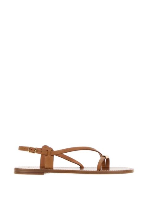 Chloé Chloe Women Camel Leather Matilda Sandals