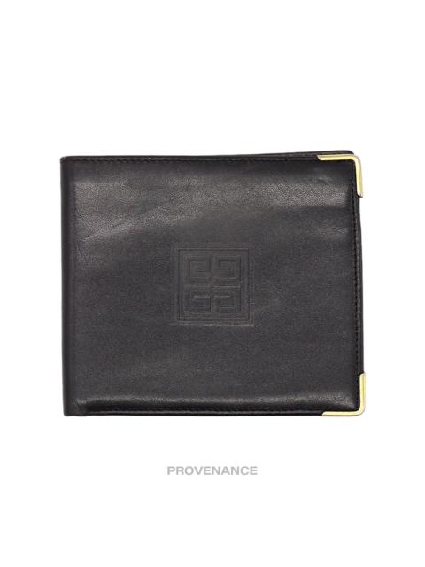 Givenchy Givenchy 4CC Logo Bifold Wallet - Black Leather