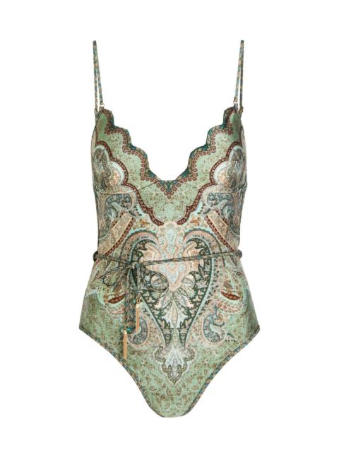 Zimmermann Zimmermann Wanderlust Printed Swimsuit