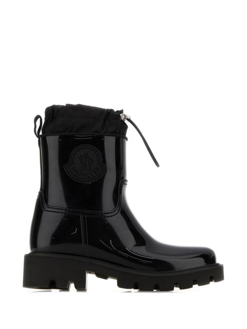 Moncler Black rubber Kick Stream ankle boots