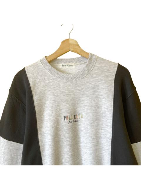 Other Designers Vintage - Polo Club Spellout Multicolour Crewneck Sweatshirt Size M