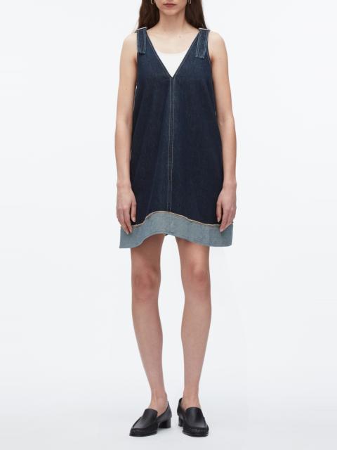 3.1 Phillip Lim 3.1 Phillip Lim Sleeveless Trapeze Minidress in Dark Indigo at Nordstrom