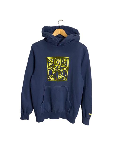 Other Designers Keith Haring X Uniqlo SOS Big Logo Hoodie