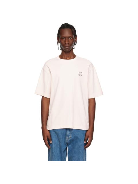 Maison Kitsuné Pink Fox Head Oversize T-shirt