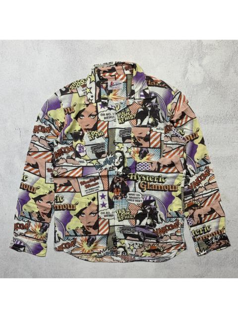 Hysteric Glamour Hysteric Glamour Shirt Comics Over Print